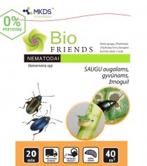 Nematodai SPRAGIŲ lervoms (Steinernema spp.) 2x10 mln/40 m²